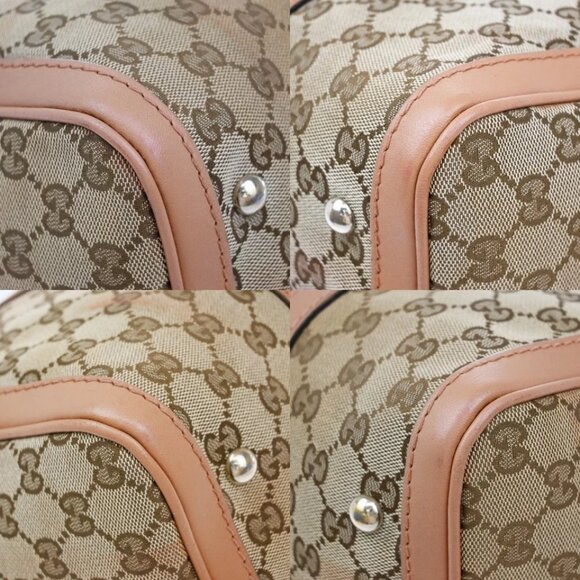 GUCCI Logo GG Pattern 2Way Shoulder Hand Bag Canvas Leather 388-0822225 - Picture 7 of 16